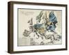 The Avenger: An Allegorical War Map for 1877, London-Frederick W Rose-Framed Giclee Print