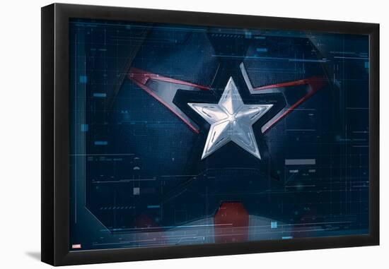 The Avengers: Age of Ultron - Captain America Suit-null-Framed Poster