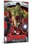 The Avengers: Age of Ultron - Iron Man, Black Widow, and Hulk-null-Mounted Poster