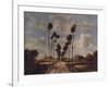 The Avenue at Middelharnis, 1689, (1938)-Meindert Hobbema-Framed Giclee Print