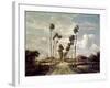 The Avenue at Middelharnis, 1689-Meindert Hobbema-Framed Giclee Print