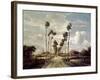 The Avenue at Middelharnis, 1689-Meindert Hobbema-Framed Giclee Print