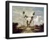 The Avenue at Middelharnis, 1689-Meindert Hobbema-Framed Giclee Print