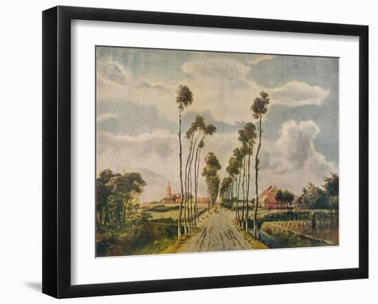 'The Avenue at Middelharnis', 1689-Meindert Hobbema-Framed Giclee Print