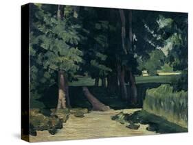 The Avenue at the Jas De Bouffan-Paul Cézanne-Stretched Canvas