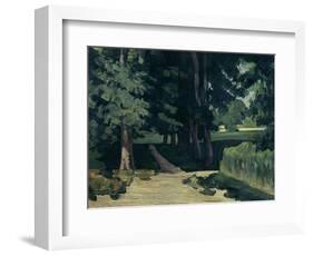 The Avenue at the Jas De Bouffan-Paul Cézanne-Framed Giclee Print