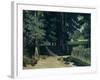 The Avenue at the Jas De Bouffan-Paul Cézanne-Framed Giclee Print