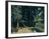 The Avenue at the Jas De Bouffan-Paul Cézanne-Framed Giclee Print