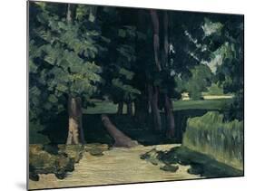 The Avenue at the Jas De Bouffan-Paul Cézanne-Mounted Giclee Print