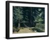 The Avenue at the Jas De Bouffan-Paul Cézanne-Framed Giclee Print