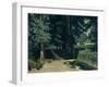 The Avenue at the Jas De Bouffan-Paul Cézanne-Framed Giclee Print