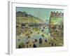 The Avenue De L'Opera, Sunlight, Winter Morning, Around 1880-Camille Pissarro-Framed Giclee Print