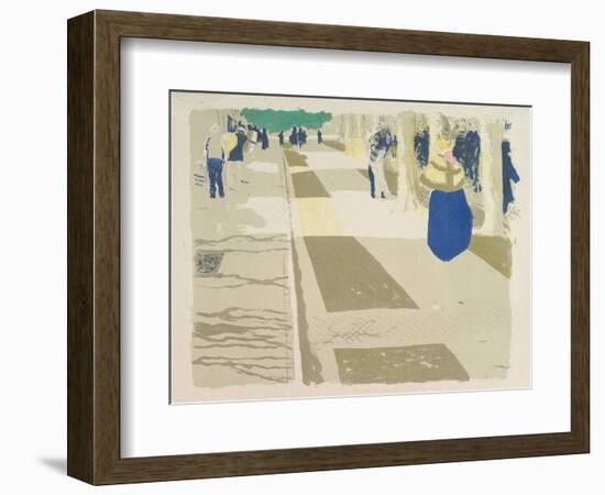 The Avenue, from the series Landscapes and Interiors, 1899-Edouard Vuillard-Framed Giclee Print