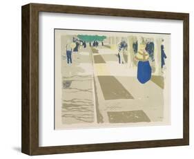 The Avenue, from the series Landscapes and Interiors, 1899-Edouard Vuillard-Framed Giclee Print