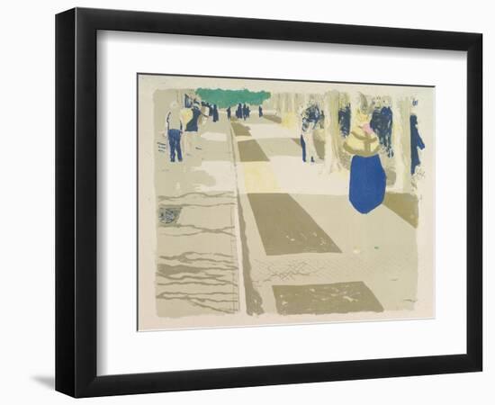 The Avenue, from the series Landscapes and Interiors, 1899-Edouard Vuillard-Framed Giclee Print