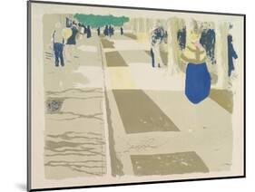 The Avenue, from the series Landscapes and Interiors, 1899-Edouard Vuillard-Mounted Giclee Print