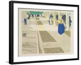 The Avenue, from the series Landscapes and Interiors, 1899-Edouard Vuillard-Framed Giclee Print