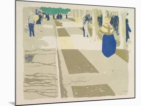 The Avenue, from the series Landscapes and Interiors, 1899-Edouard Vuillard-Mounted Giclee Print