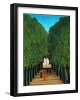 The Avenue in the Park at Saint Cloud, 1907/08-Henri Rousseau-Framed Giclee Print