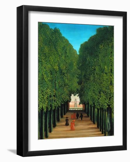 The Avenue in the Park at Saint Cloud, 1907/08-Henri Rousseau-Framed Giclee Print