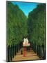 The Avenue in the Park at Saint Cloud, 1907/08-Henri Rousseau-Mounted Giclee Print