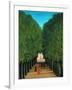 The Avenue in the Park at Saint Cloud-Henri Rousseau-Framed Giclee Print