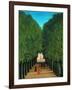 The Avenue in the Park at Saint Cloud-Henri Rousseau-Framed Giclee Print