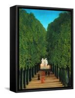 The Avenue in the Park at Saint Cloud-Henri Rousseau-Framed Stretched Canvas