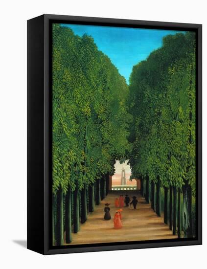 The Avenue in the Park at Saint Cloud-Henri Rousseau-Framed Stretched Canvas