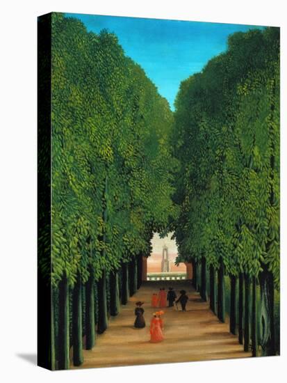 The Avenue in the Park at Saint Cloud-Henri Rousseau-Stretched Canvas