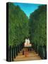 The Avenue in the Park at Saint Cloud-Henri Rousseau-Stretched Canvas