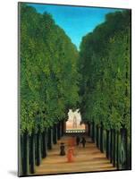 The Avenue in the Park at Saint Cloud-Henri Rousseau-Mounted Giclee Print