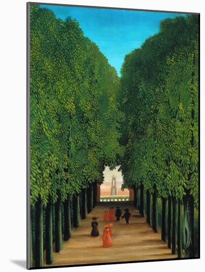 The Avenue in the Park at Saint Cloud-Henri Rousseau-Mounted Giclee Print