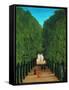 The Avenue in the Park at Saint Cloud-Henri Rousseau-Framed Stretched Canvas