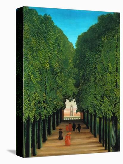 The Avenue in the Park at Saint Cloud-Henri Rousseau-Stretched Canvas