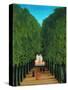 The Avenue in the Park at Saint Cloud-Henri Rousseau-Stretched Canvas