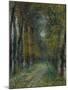 The avenue (L'allée couverte). 1872-Pierre-Auguste Renoir-Mounted Giclee Print