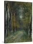 The avenue (L'allée couverte). 1872-Pierre-Auguste Renoir-Stretched Canvas