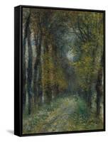 The avenue (L'allée couverte). 1872-Pierre-Auguste Renoir-Framed Stretched Canvas