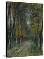 The avenue (L'allée couverte). 1872-Pierre-Auguste Renoir-Stretched Canvas