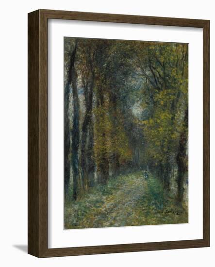 The avenue (L'allée couverte). 1872-Pierre-Auguste Renoir-Framed Giclee Print