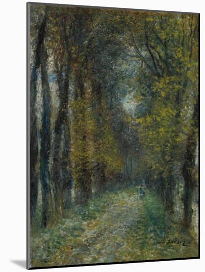 The avenue (L'allée couverte). 1872-Pierre-Auguste Renoir-Mounted Giclee Print