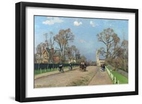 The Avenue, Sydenham, 1871-Camille Pissarro-Framed Giclee Print