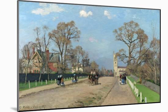 The Avenue, Sydenham, 1871-Camille Pissarro-Mounted Giclee Print