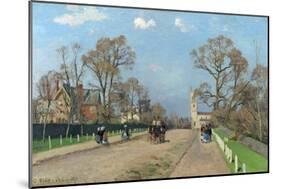 The Avenue, Sydenham, 1871-Camille Pissarro-Mounted Giclee Print