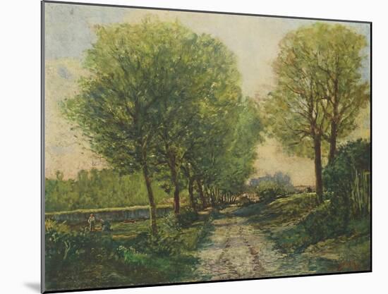 The Avenue-Alfred Sisley-Mounted Collectable Print