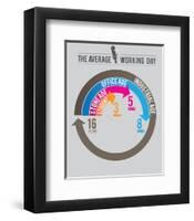 The Average Working day-Stephen Wildish-Framed Giclee Print