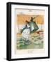 The Aviator Bids Adieu to His Girl-Louis Icart-Framed Photographic Print