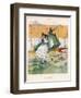 The Aviator Bids Adieu to His Girl-Louis Icart-Framed Photographic Print