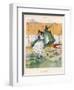 The Aviator Bids Adieu to His Girl-Louis Icart-Framed Photographic Print